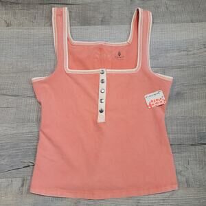 NWT Free People FP Movement Tank Top Size Small Blood Orange Boho Shirt